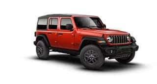 2026 Wrangler 4 Door in red