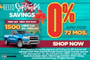 New 2021 Ram 1500 Crew Cab Big Horn 4x2 – 0% for 72 mo ACT NOW