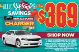 New 2021 Dodge Charger SXT - $369 / mo ACT NOW
