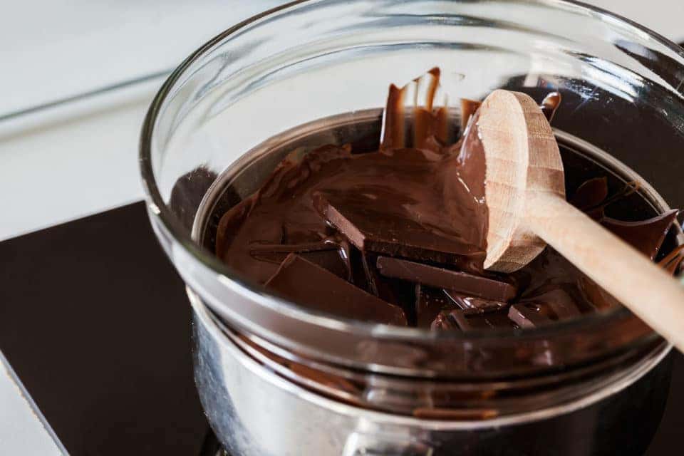 Melting Chocolate On The Stove