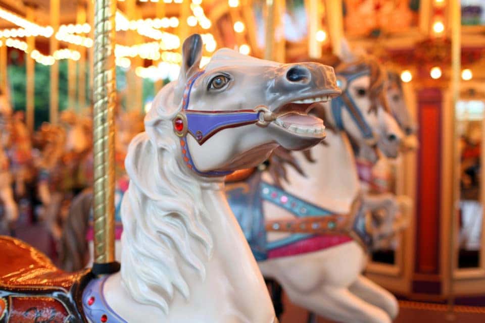 Colorful Carousel Horse