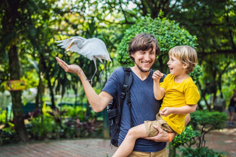 family at zoo