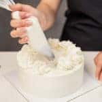 Confectioner at work.