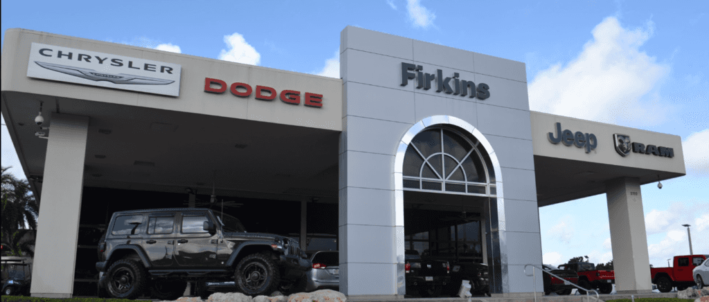 Firkins Dealership store front