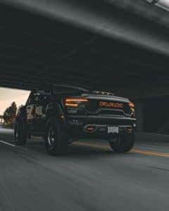 Picture Ram1500 going under over pass 