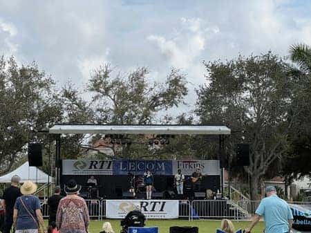 band stage at Rossi Park in Bradenton
