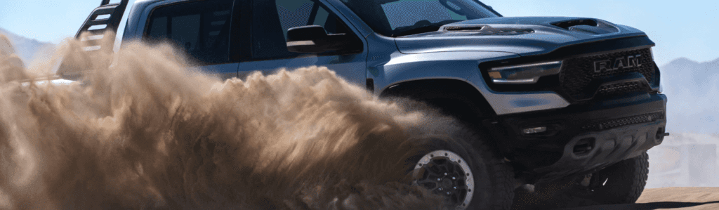 TRX in sand off roading