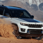 Jeep Driving in Sand