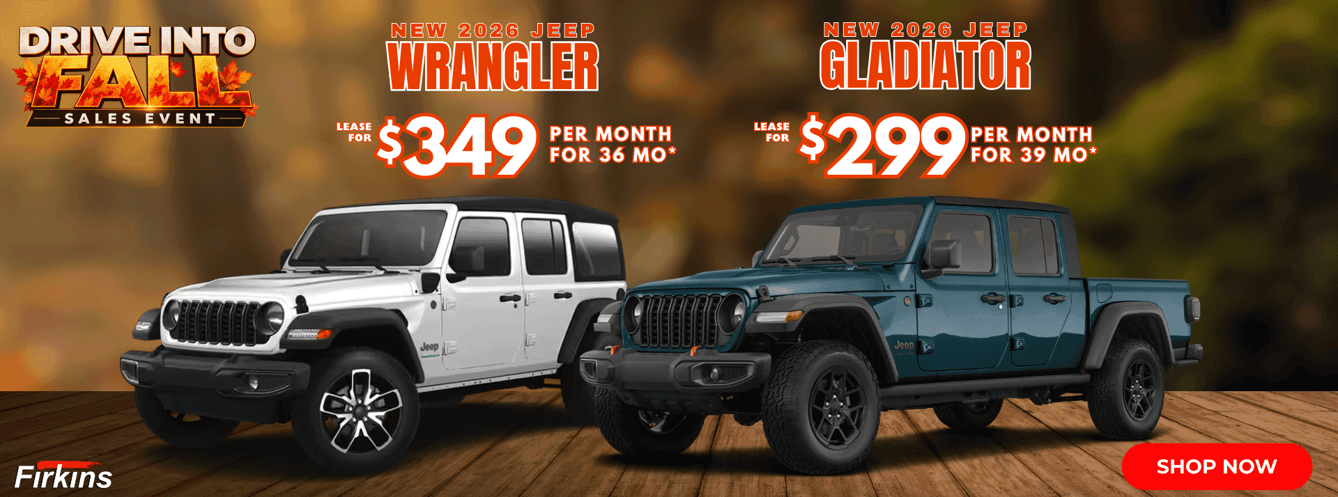 Wrangler and Gladiator