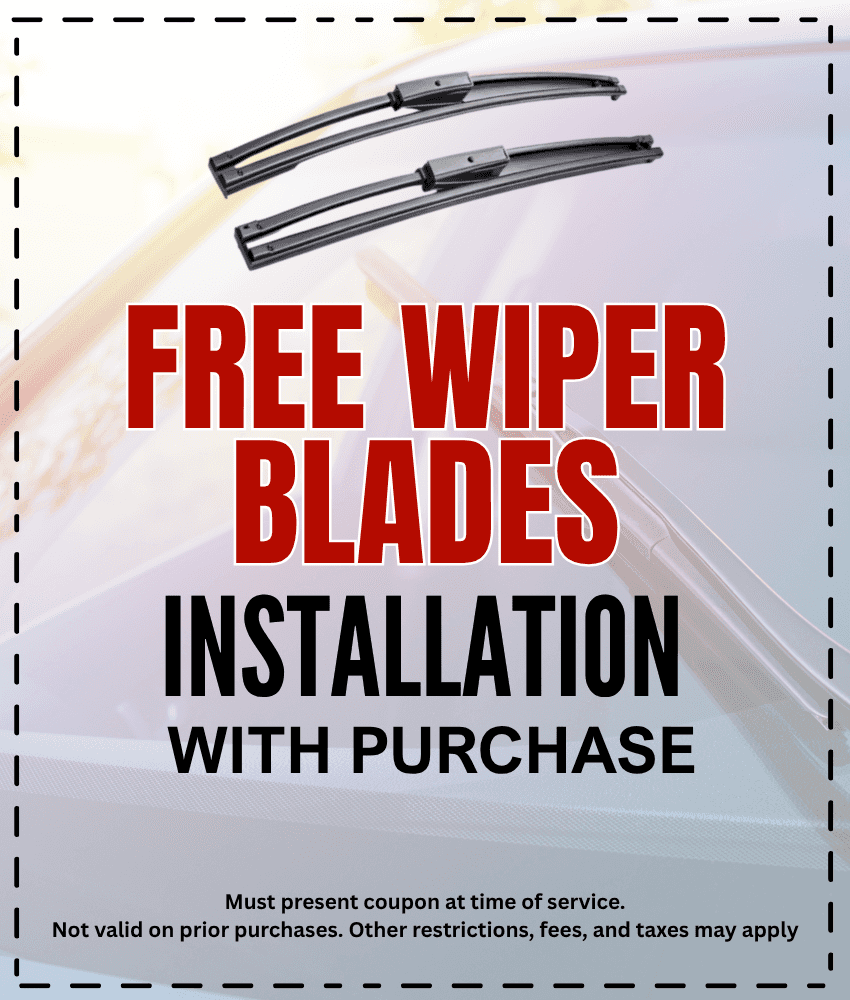 Free Wiper Blades Installation