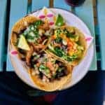 tacos on a plate