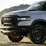 Front of white Ram 1500