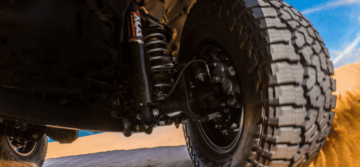 2025 Jeep Gladiator off-road shocks