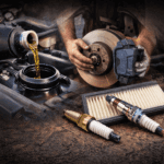 Common maintenance items by mileage