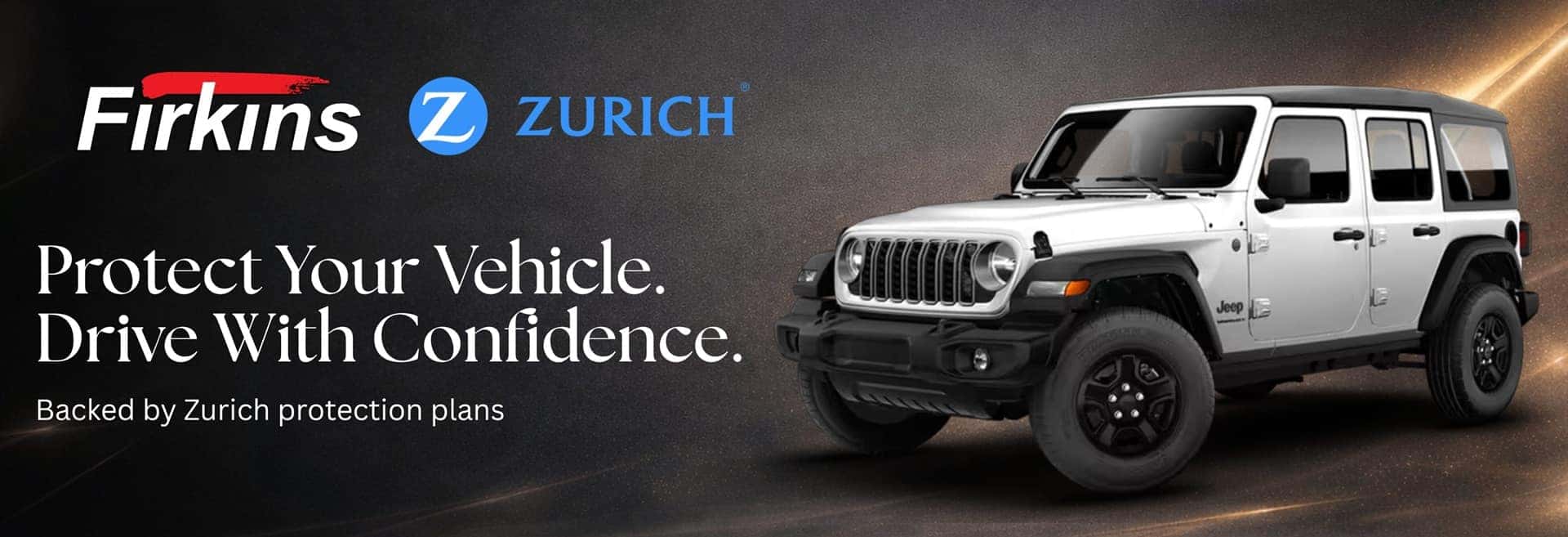 Jeep Wrangler with warranty info
