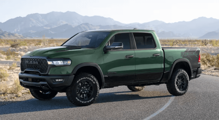 Green 2026 Ram 1500 Rebel