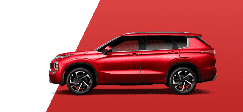 Red Mitsubishi Outlander 2023