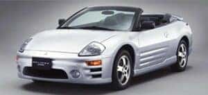 Silver Mitsubishi Eclipse