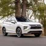 2024 Mitsubishi Eclipse Cross parked in forest