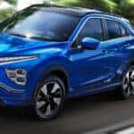 Mitsubishi Eclipse Cross driving on road