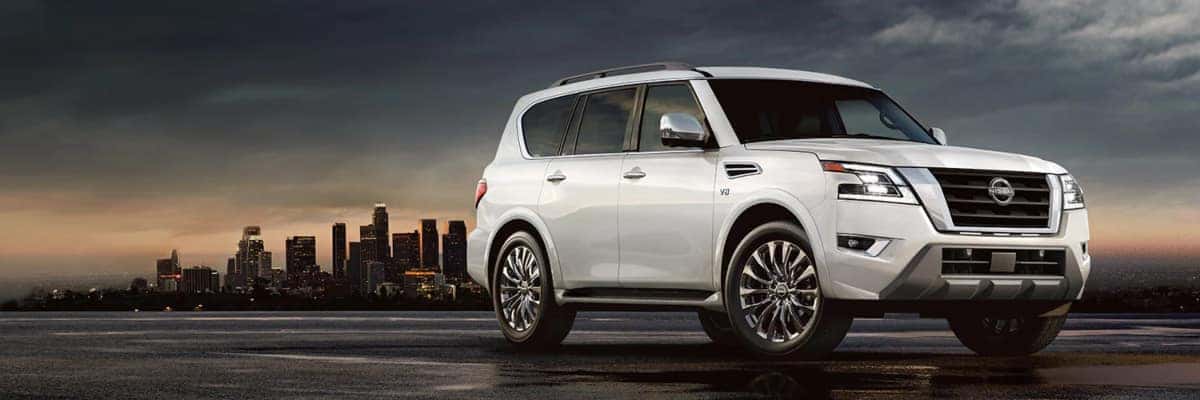 STAM Nissan 2022 Nissan Armada White Exterior