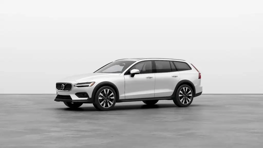 2026 Volvo V60 Cross Country in white wagon body style on a clean studio background near Johnson City, TN.