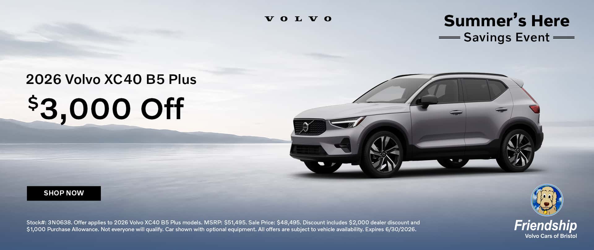 $3,000 Off 2026 XC40!