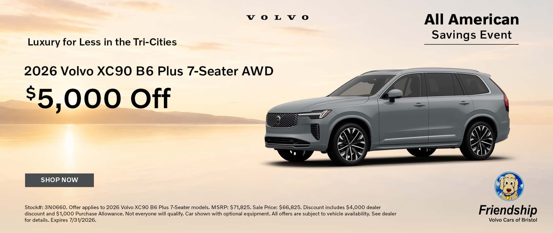$5,000 Off 2026 XC90!