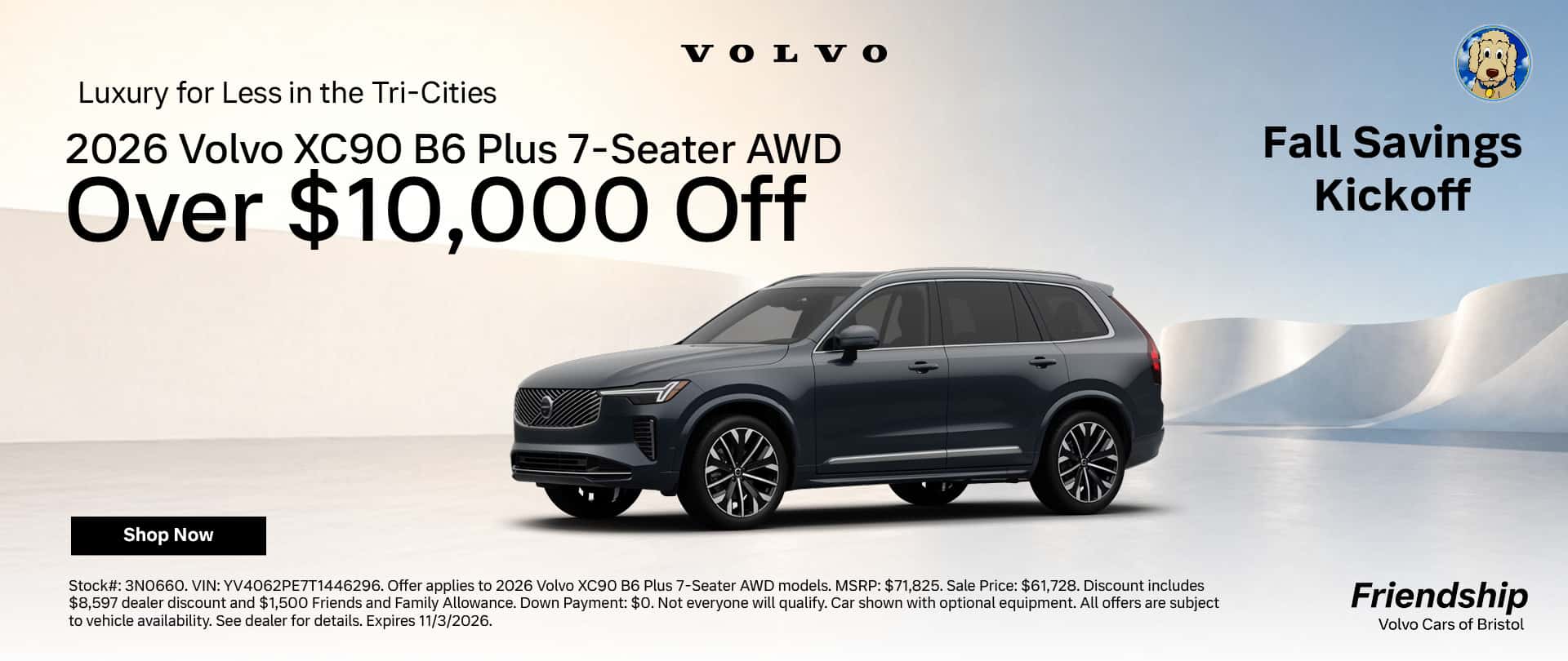 Over $10,000 off 2026 Volvo XC90!