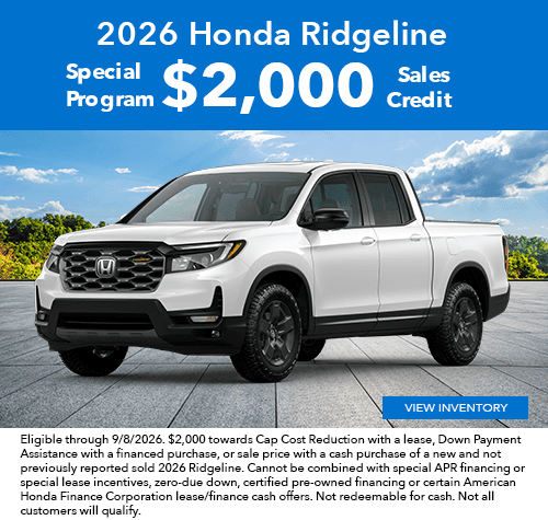 2026 Honda Ridgeline