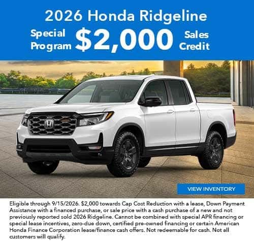 2026 Honda Ridgeline