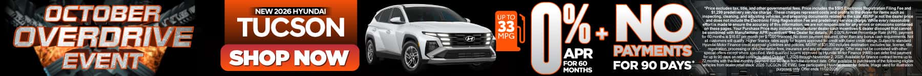 New 2026 Hyundai Tucson 