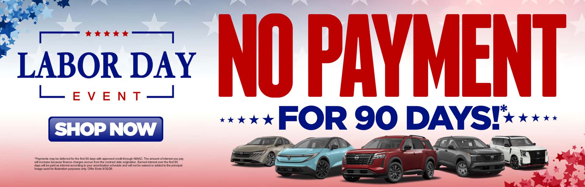 No Payment for 90 Days!*