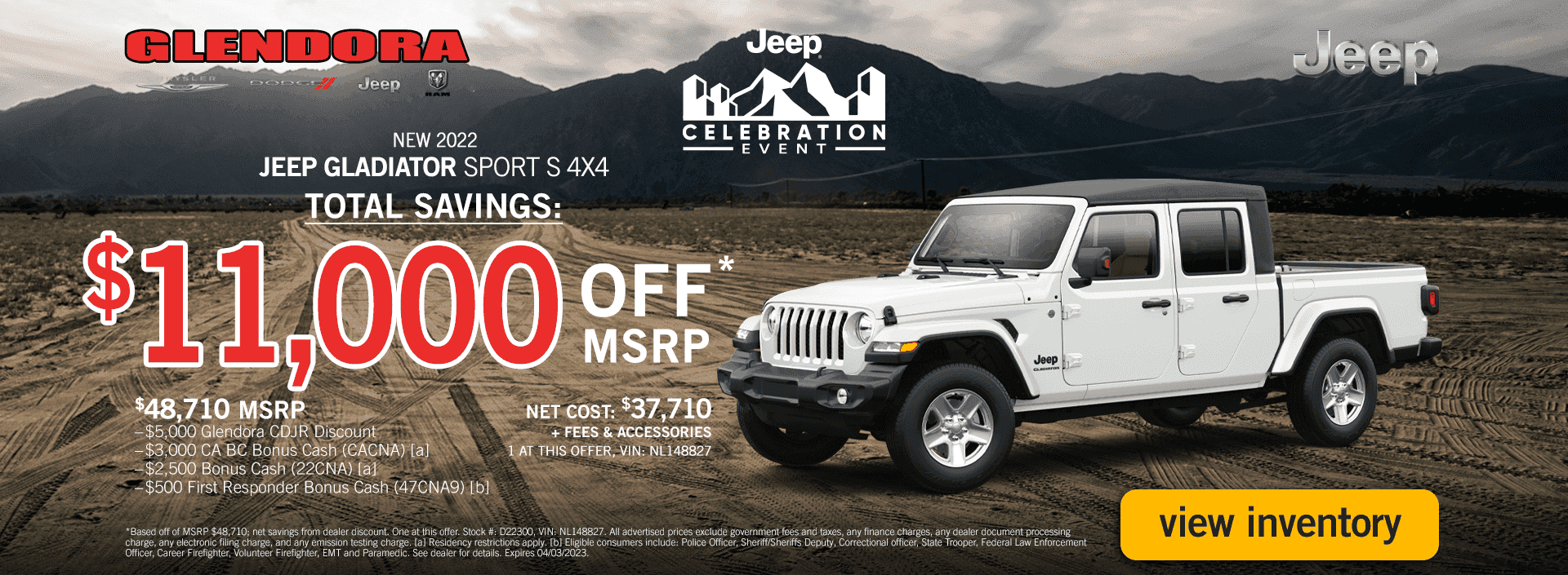 Jeep Gladiator Specials Offers Deals Incentives