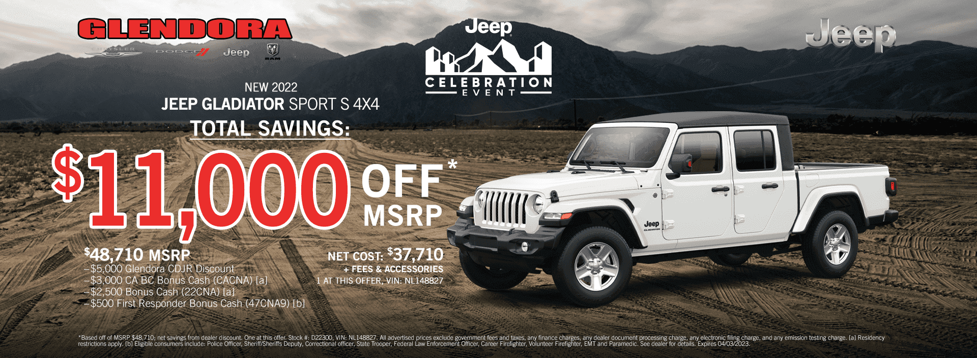 Jeep Gladiator Deals Specials Los Angeles San Bernardino