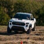 A 2025 Toyota Tacoma doing some off-roading