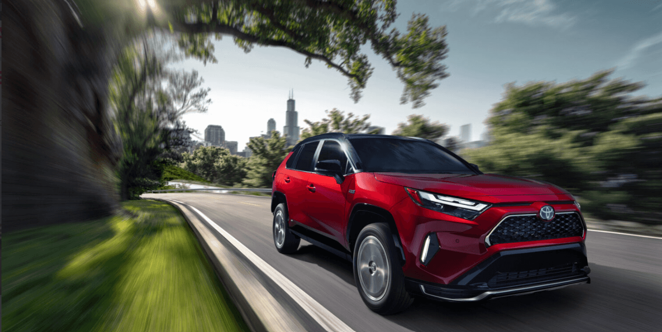 Pre-owned Toyota vehicles on the road