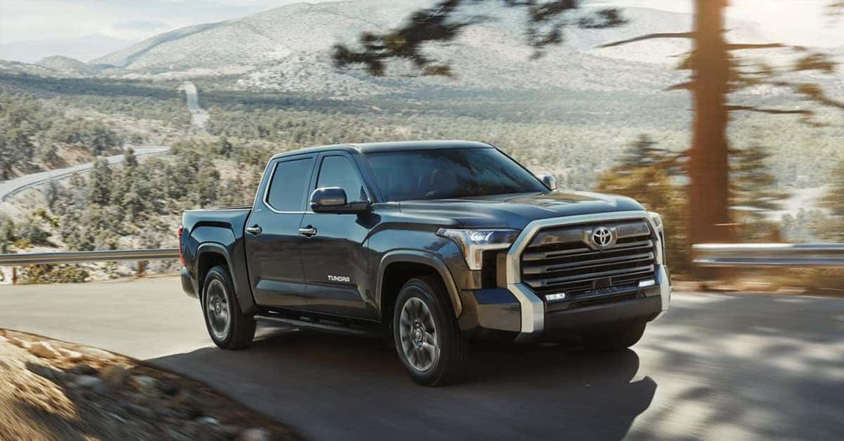 2026-Toyota-Tundra driving on the highway