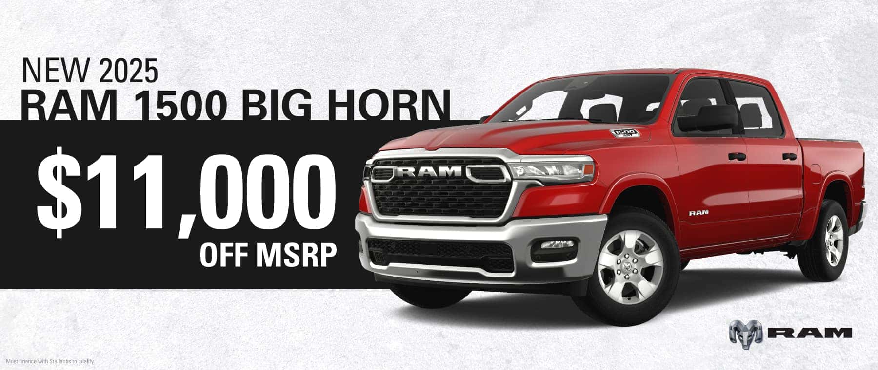 RAM BIG HORN BANNER