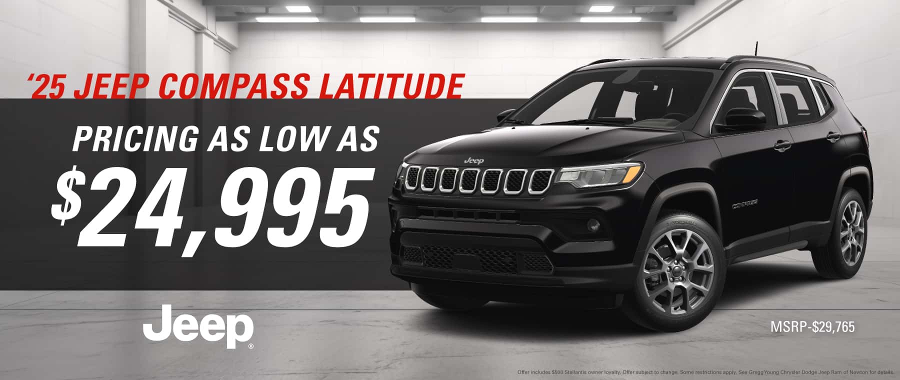 2025 JEEP COMPASS - AS LOW AS $24,995