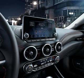 Interior Screen of a Nissan Vehicle