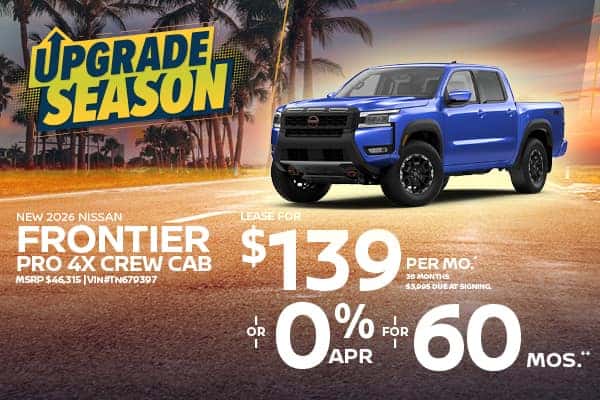 2026 NISSAN FRONTIER PRO 4X CREW CAB