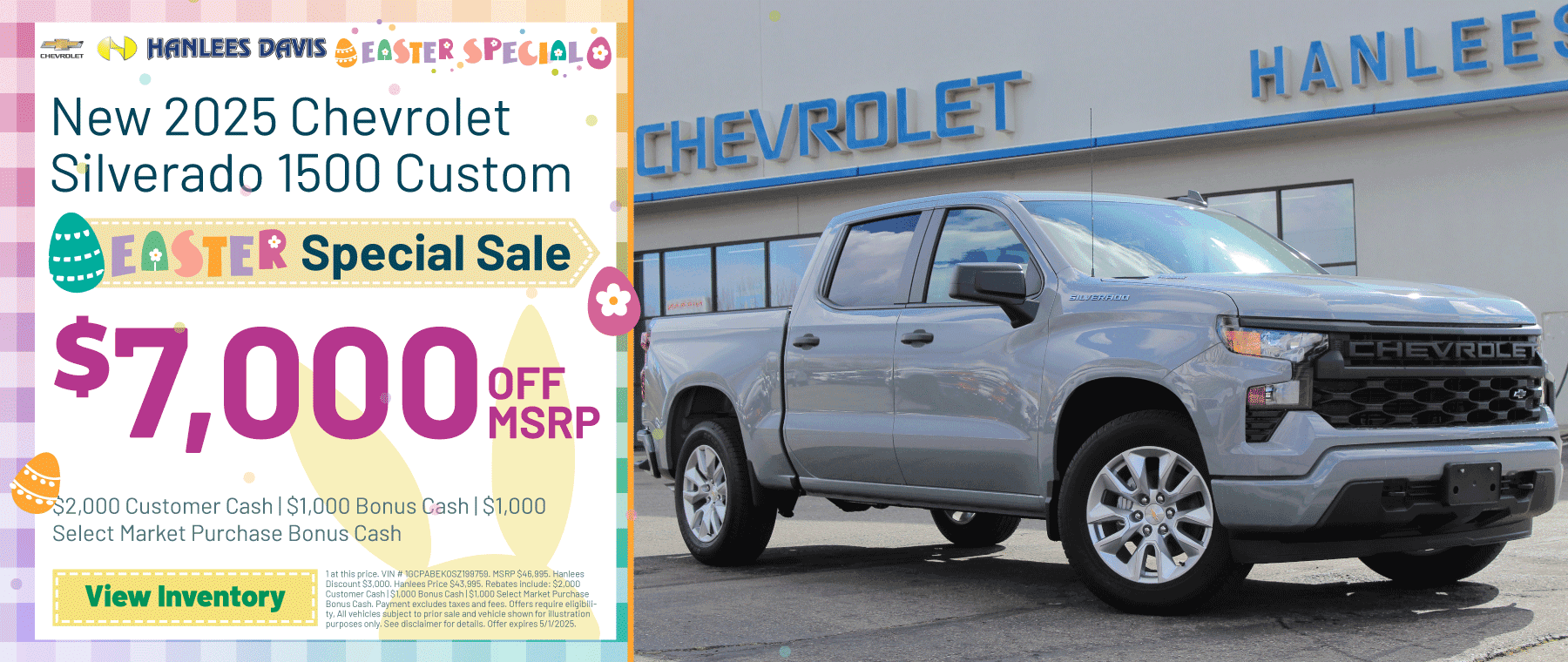 New 2025 Chevrolet Silverado 1500 Custom Special