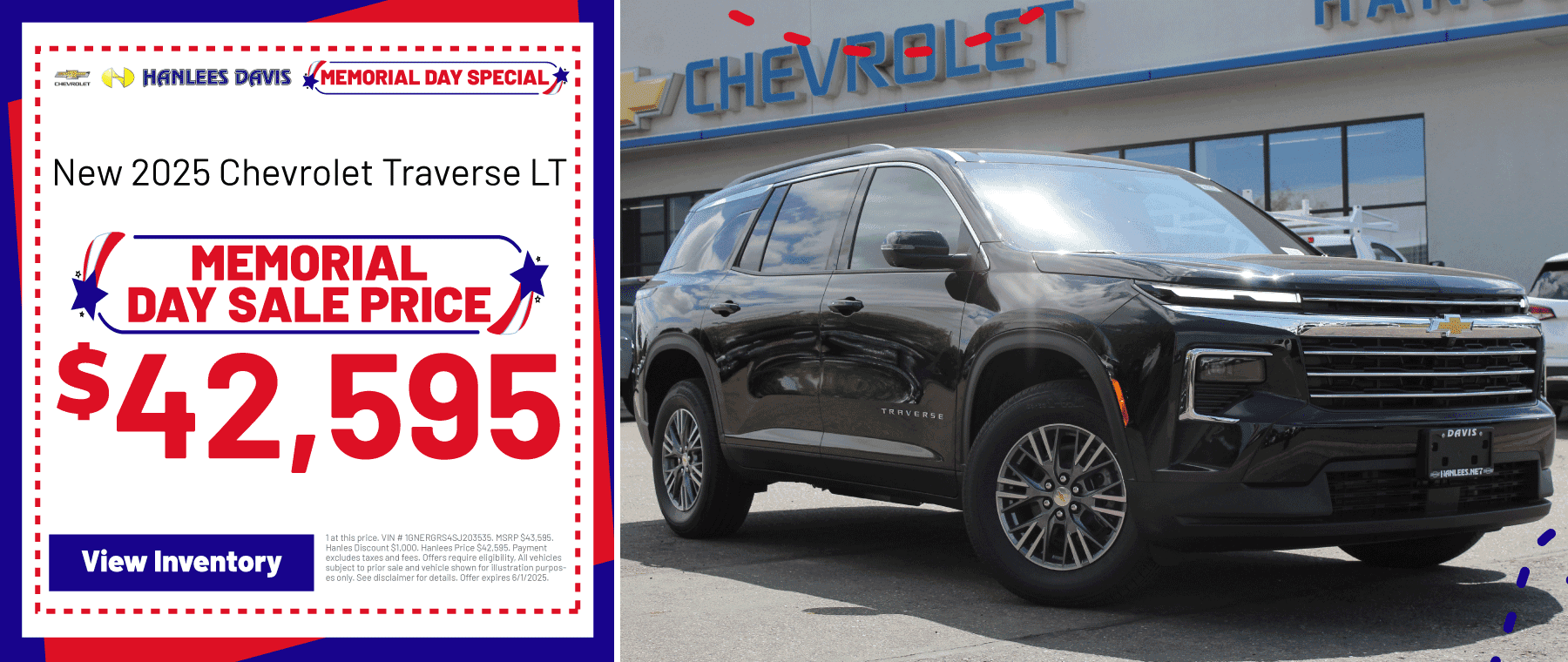 New 2025 Chevrolet Traverse LT Special
