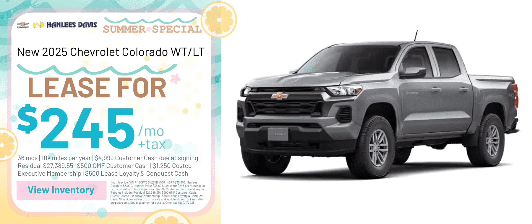 New 2025 Chevrolet Colorado WT/LT Special