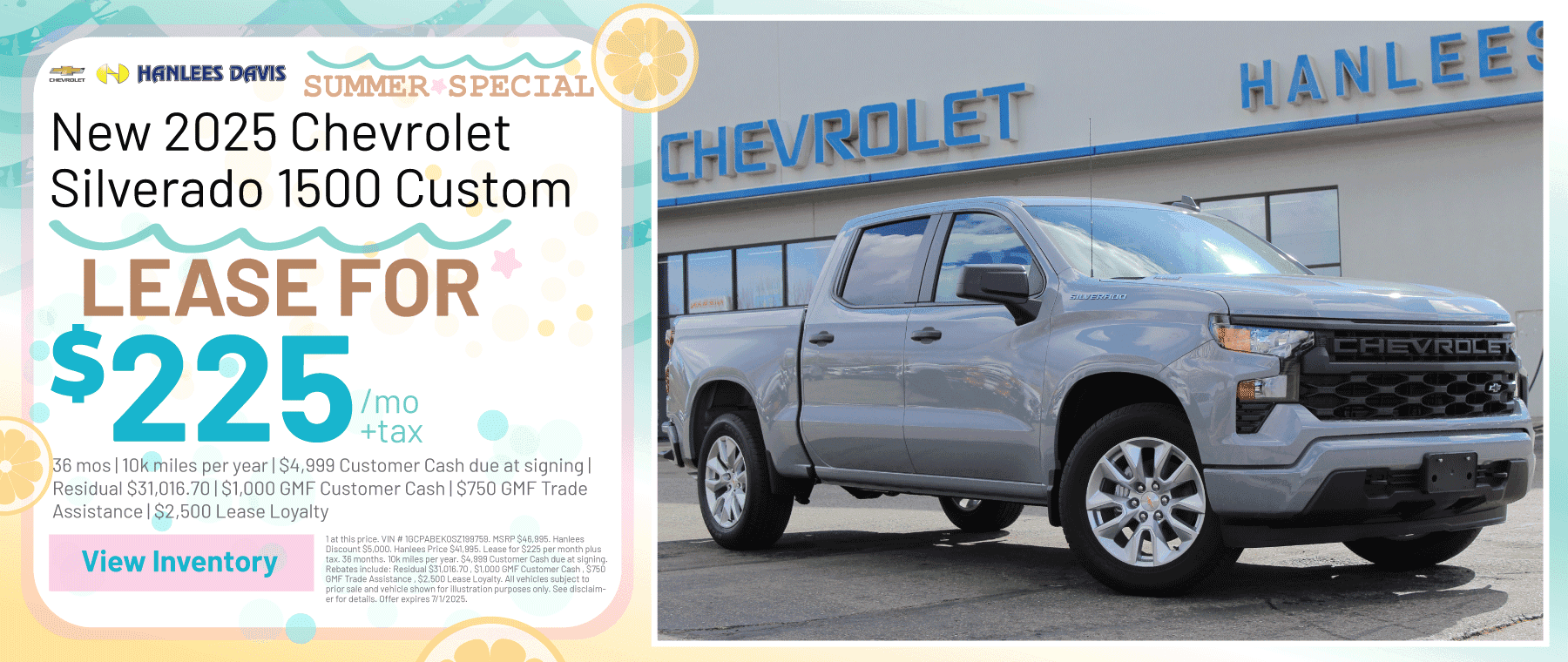 New 2025 Chevrolet Silverado 1500 Custom Special