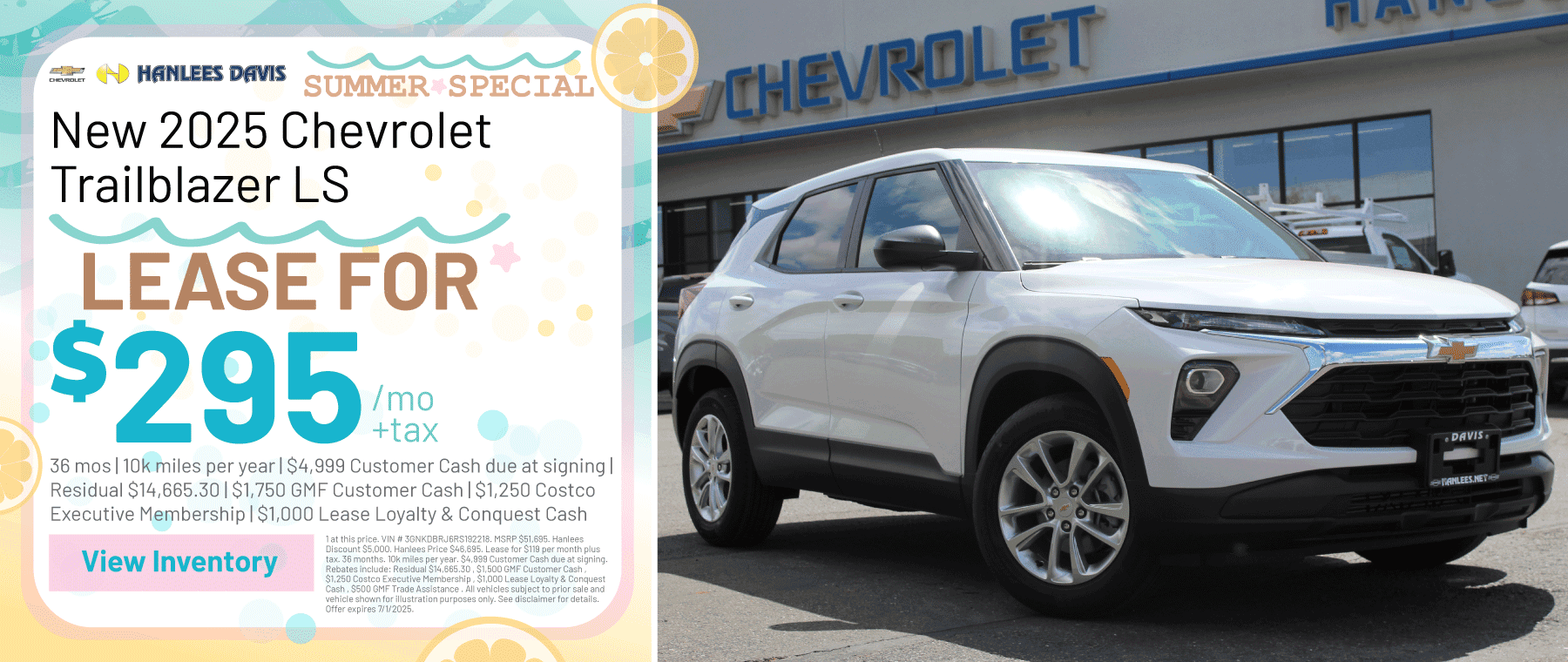 New 2025 Chevrolet Trailblazer LS Special