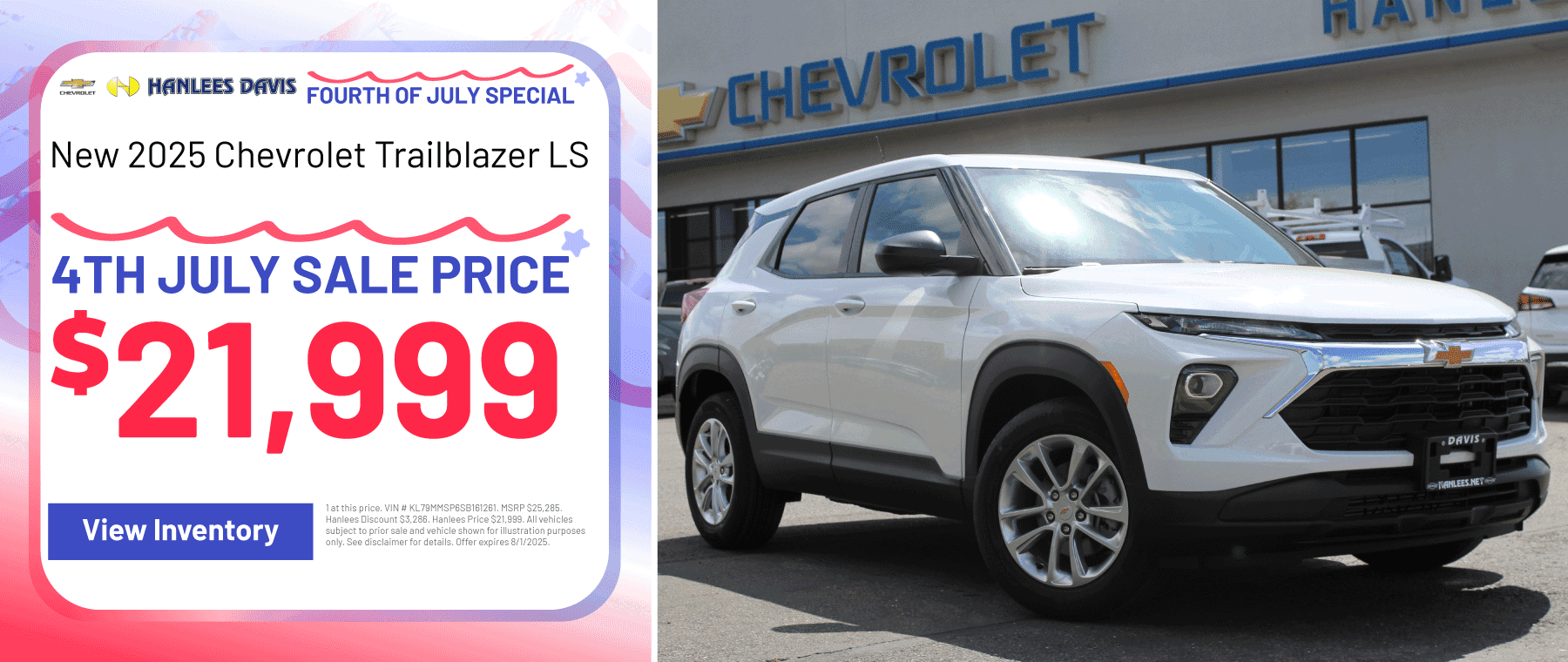 New 2025 Chevrolet Trailblazer LS Special