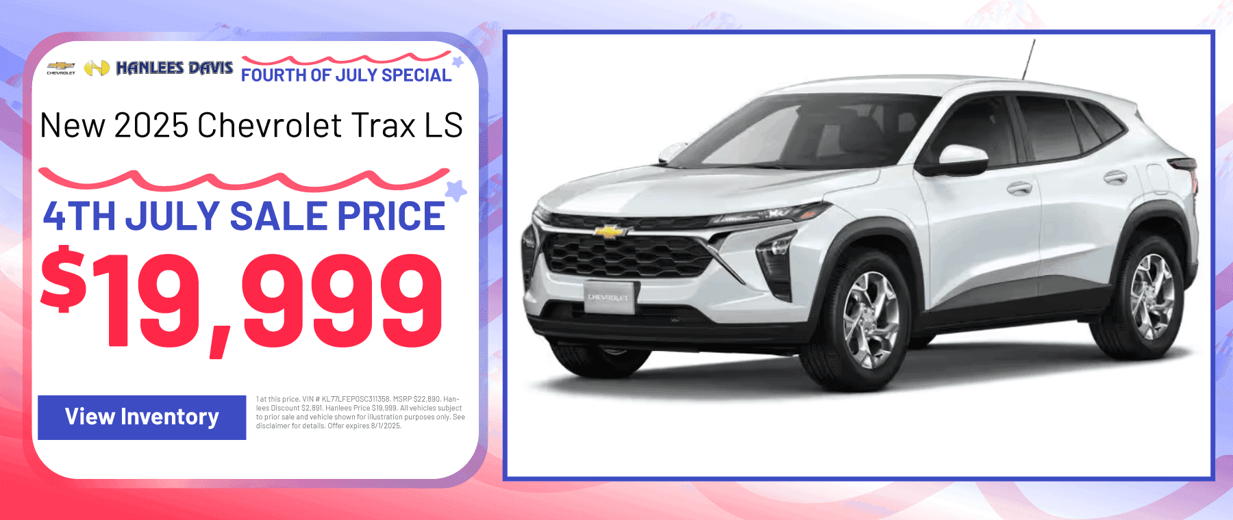 New 2025 Chevrolet Trax LS Special