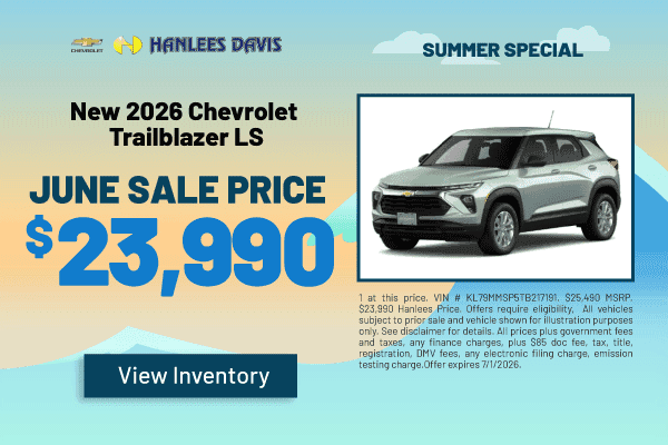 New 2026 Chevrolet Trailblazer LS